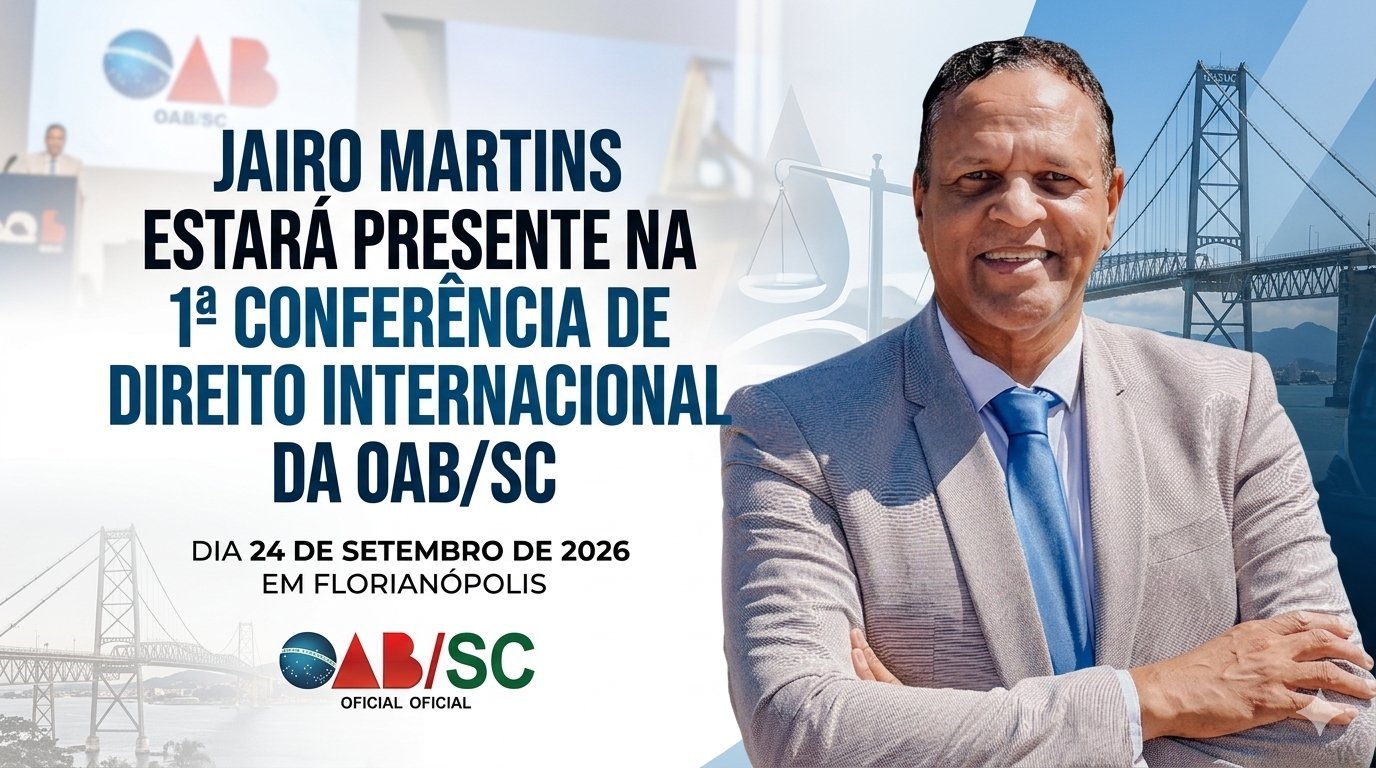 Presidente da Cbraf participa da 1 Conferencia de direito internacional da OAB/SC